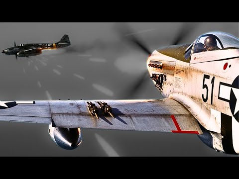 What It Felt Like When the P-51 Mustang’s .50-Cal Brownings "PIERCED" Hitler’s Me-262 Over Germany