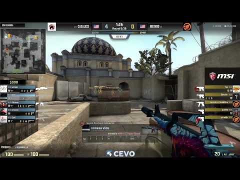 Casaless vs Method Game 2 (CEVO-P CS:GO Season 8) - AwesomeSauce & Sabo