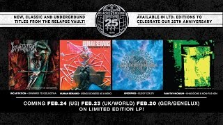 AMORPHIS, HUMAN REMAINS, PAN.THY.MONIUM, and INCANTATION Vinyl Reissues Trailer