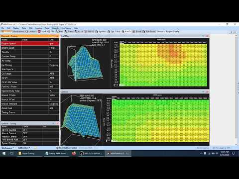Tuning my Supra with AEM EMS V2: Part 2 Calibration File Setup to First Start