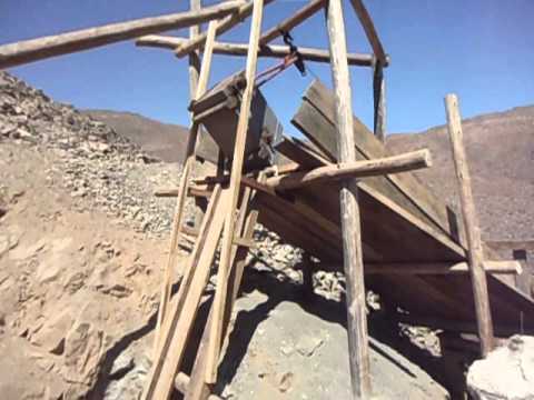 Pequeña Mineria Peru Winche Skip Mina Bruja