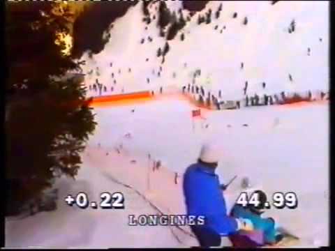 Deborah Compagnoni wins super-G (Morzine 1992)