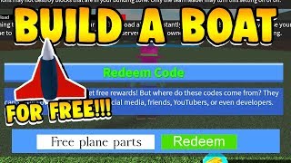 Roblox Build A Boat For Treasure Codes For Plane Th Clip - 