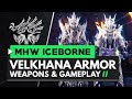Monster Hunter World Iceborne | Velkhana Armor Set, Weapons & Gameplay