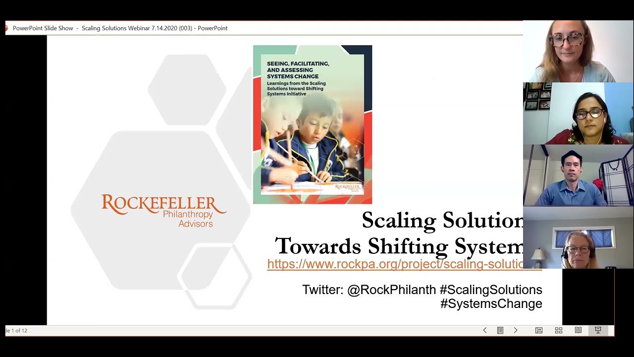 Seeing, Facilitating, and Assessing Systems Change