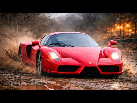 Ferrari Enzo in Action | Extreme Speed, Power & Luxury on Rough Roads