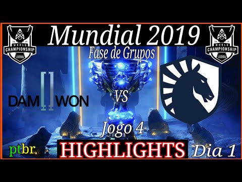 Mundial 2019 Fase de Grupos DWG vs TL highlights do jogo 4.