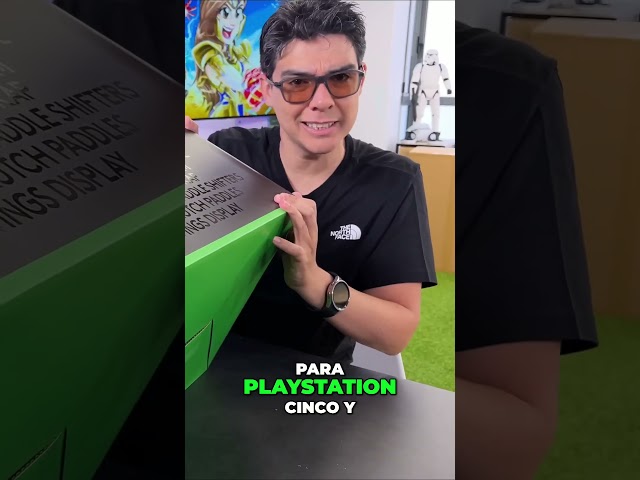 Vídeo relacionado con Volante compacto mini 3D de carreras compatible con PS5 que proporciona un control inmersivo y dinámico para una mejor experiencia de juego de carreras (blanco)