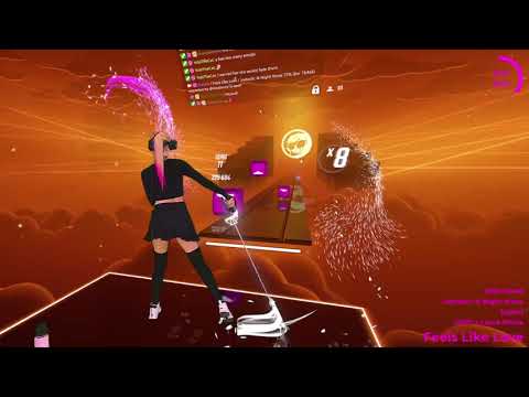 Feels Like Love - MOTi x Laura White | Beat Saber Expert | Mixed Reality Gameplay