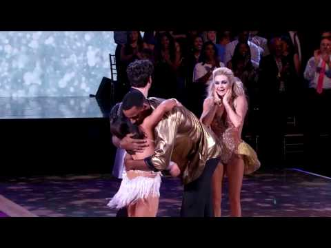 Laurie Hernandez vs Calvin Johnson Jr. – Jive Dance-Off - Week 8