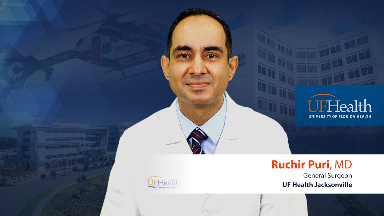 Video: Meet UF Health Jacksonville general surgeon, Ruchir Puri, MD.