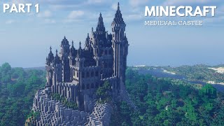 Minecraft: How to build a Medieval Castle | Minecraft Tutorial | Part 1
