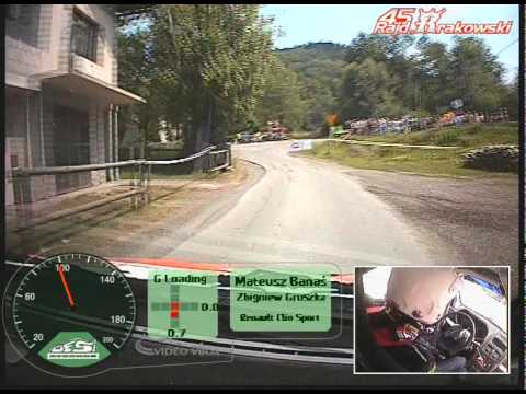 45 Rajd Krakowski 2010 - on board Banaś/Gruszka - Zawoja 2