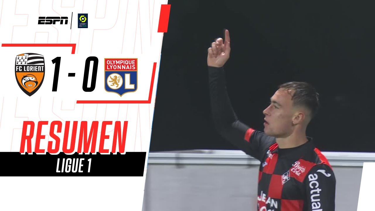 LORIENT APROVECHÓ LA VENTAJA NÚMERICA PARA METER UN TRIUNFAZO | Lorient 1-0 Lyon | RESUMEN