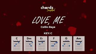 Collin Raye - Love, Me (Lyrics &amp; Guitar Chords Simplified)