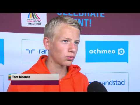 EYOF2013 TENNIS (B) INTERVIEW MOONEN