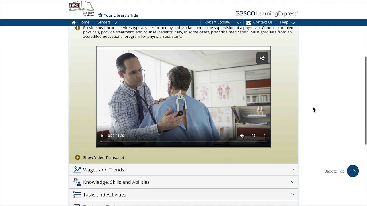 Job & Career Accelerator Overview - Tutorial