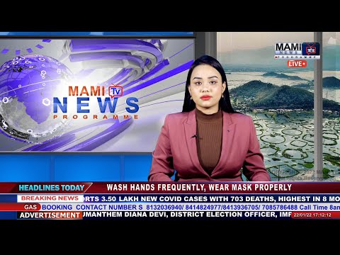 MAMI TV PRIME TIME ENGLISH NEWS  28 JANUARY 2022  5:00 PM