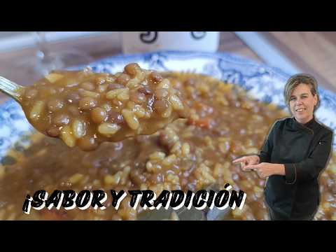 ¡Lentejas con Arroz Como Nunca Antes Lo Habías Probado!😍🥄