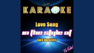 Chasing the Sun (In the Style Sara Bareilles) (Karaoke Version)