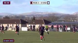 preview picture of video 'Rosyth 6 - 0 Haddington Ath (21 Feb 15)'