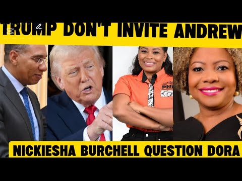 Trump didn't invite Andrew  and Burchell questions Dana Morris 