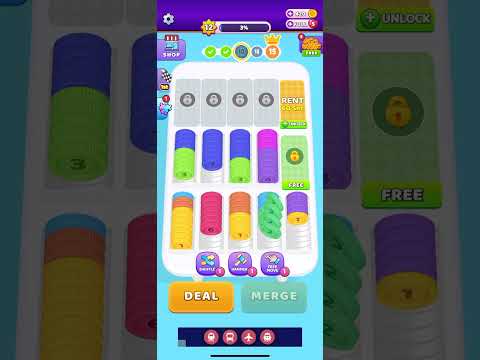 Coin sort - walkthrough alt, gameplay, android/iOS, level 12 - YouTube