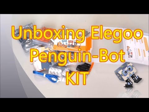 Unboxing Pre Production Elegoo Penguin-Bot Arduino Robot KIT