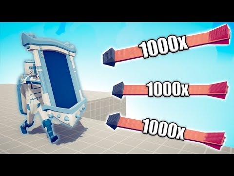 ICE MIRROR SHIELD vs 1000x OVERPOWERED UNITS - TABS | Totally Accurate Battle Simulator 2023