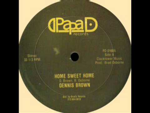 Dennis Brown & Papa Iron - Home Sweet Home Discomix (PAPA D) 12".wmv