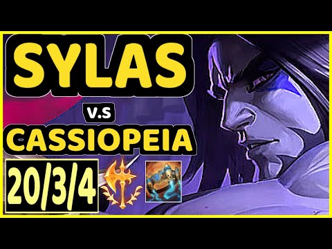 PERKZ (SYLAS) vs CASSIOPEIA - 20/3/4 KDA MID GAMEPLAY - EUW Ranked GRANDMASTER