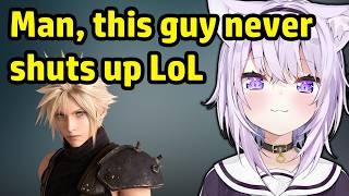 Okayu Can't Stop Laughing at Cloud Talking Nonstop While Freaking Out Over Sephiroth【Hololive】