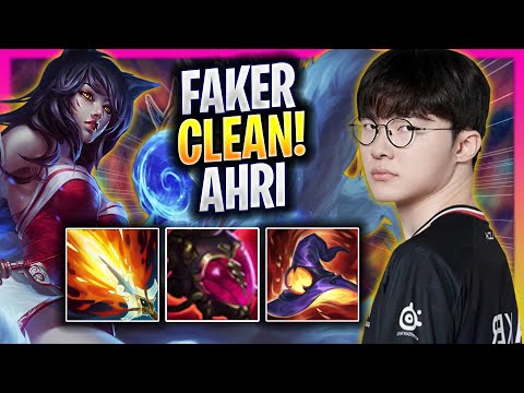 FAKER IS SUPER CLEAN WITH AHRI! - T1 Faker Plays Ahri MID vs Azir! | Season 2025