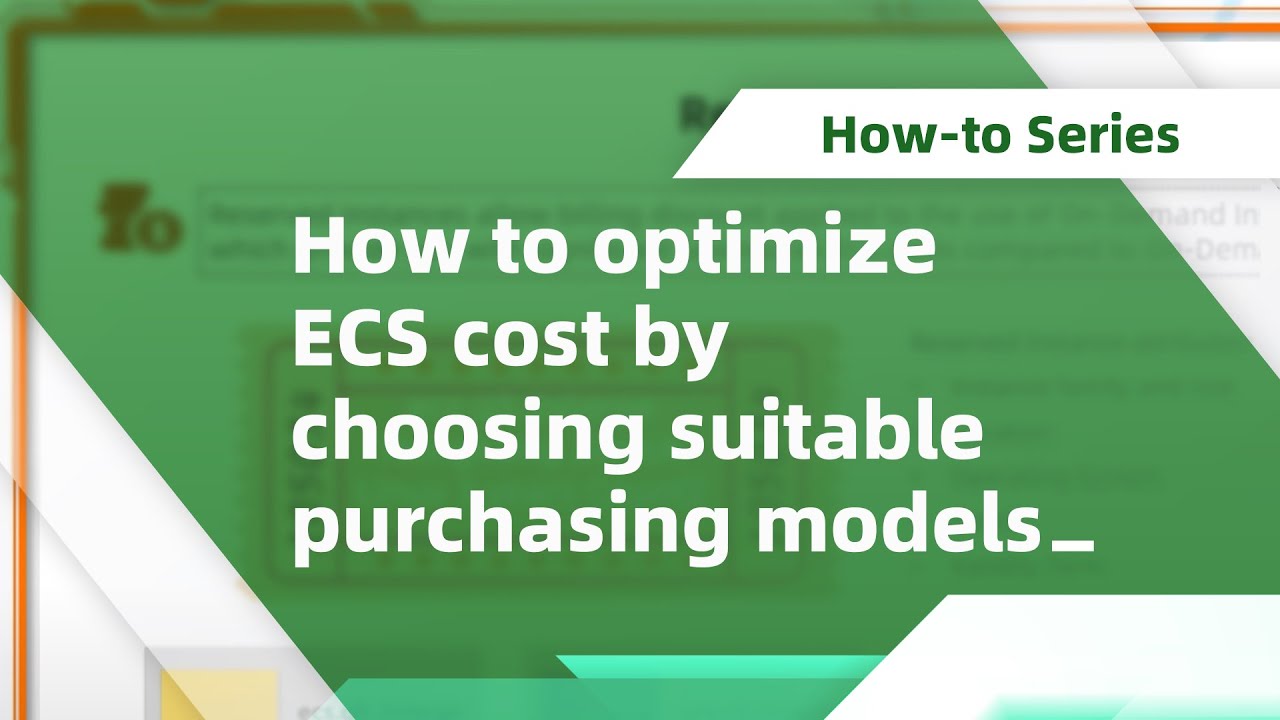 How-to | ECS Purchasing Models