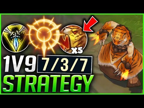 THE EASIEST WAY TO 1V9 CARRY WITH UDYR! (100% EASY WIN STRATEGY) - League of Legends