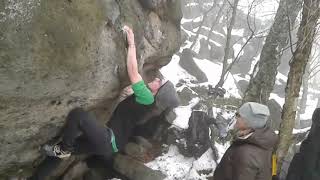 Video thumbnail de Mrdoděj, 7C+. Modřín