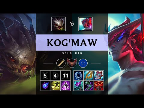 Kog'Maw Mid vs Yone - EUW Grandmaster Patch 25.17