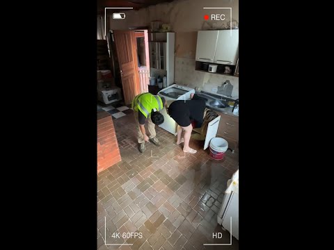 I called the plumber... but things got a little wet