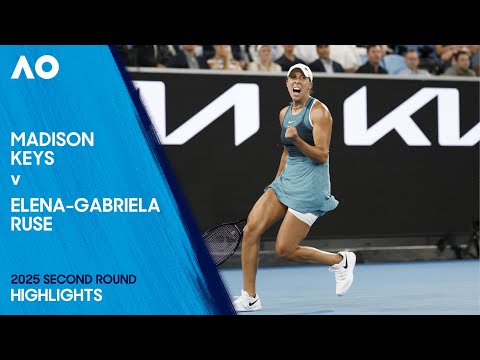 Madison Keys v Elena-Gabriela Ruse Highlights | Australian Open 2025 Second Round