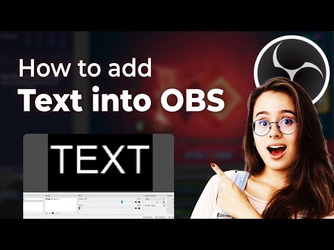 💬 How to Add Text to Video in OBS Studio 2024 [Easy Solution]