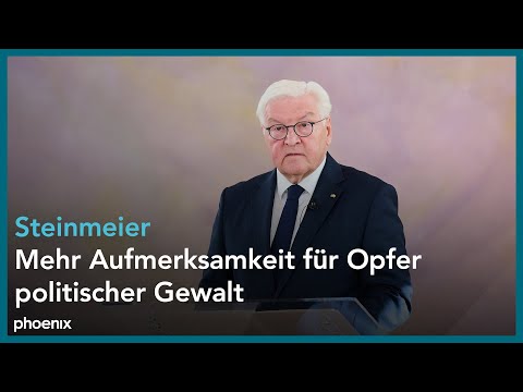 Rede Bundespräsident Steinmeier zum Auftakt eines Runden Tisches zu politisch motivierter Gewalt