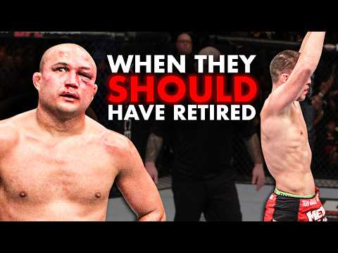 The Exact Moment Legendary Fighters SHOULD Have Retired