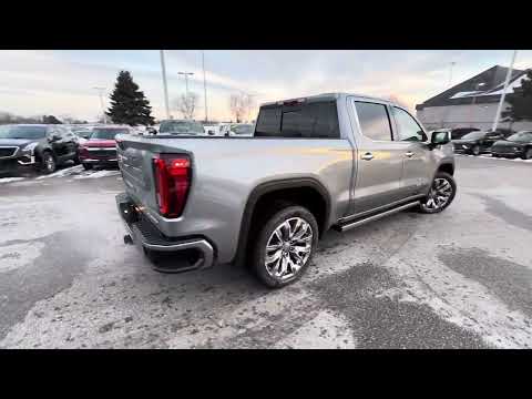2025 GMC Sierra 1500 Crew Cab Short Box 4-Wheel Drive Denali in Silver for sale at Boyer Pickering Chevrolet Cadillac Buick GMC Ltd. in Pickering, ON