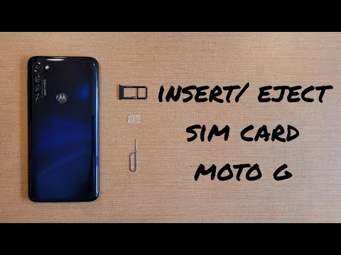 How to Install and Eject the SIM Card on a Motorola Moto G Stylus
