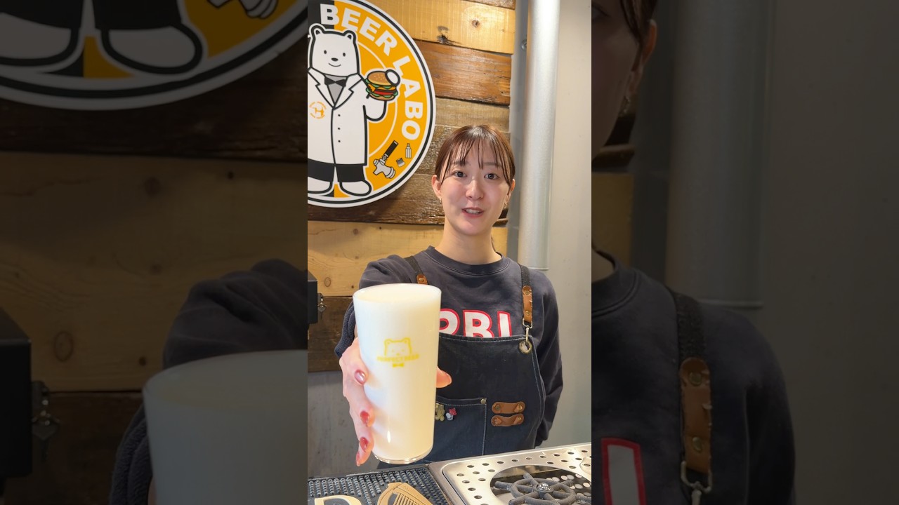 まさかの泡だけ？泡だけで作り上げるビール #japanesefood