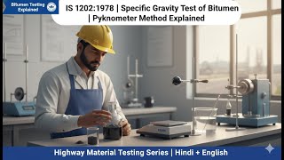 IS 1202:1978 | Specific Gravity Test of Bitumen | Pyknometer Method Explained