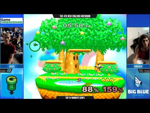 NE Melee Arcadian 4 - GVS | Silver Alloy (Falco) vs. bonfire10 (Sheik) - SSBM WSF