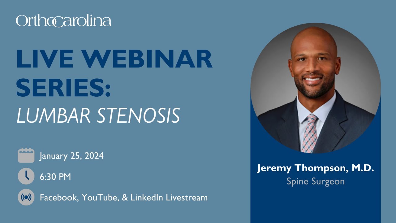 Lumbar Stenosis with Dr. Jeremy Thompson
