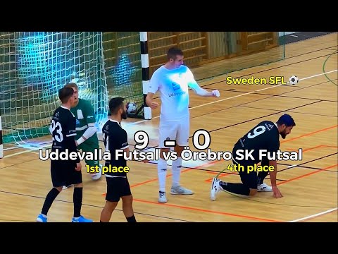 Uddevalla futsal vs Örebro SK futsal 9-0 #futsal #goals #highlights #topleague #sweden
