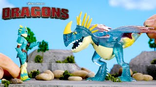 Rescuing Astrid from the Cliff! | DRAGONS
